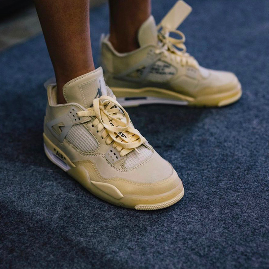 Virgil Abloh a prÃ©sentÃ© sa nouvelle Air Jordan 4 | WAVEÂ®