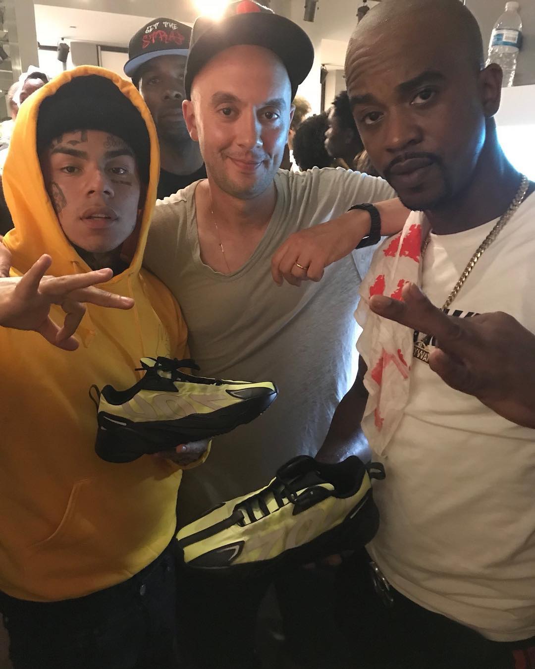 6ix9ine yeezy 700