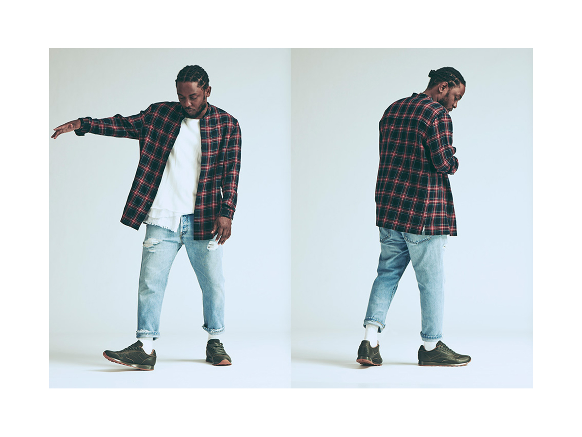 kendrick lamar reebok shoes red and blue