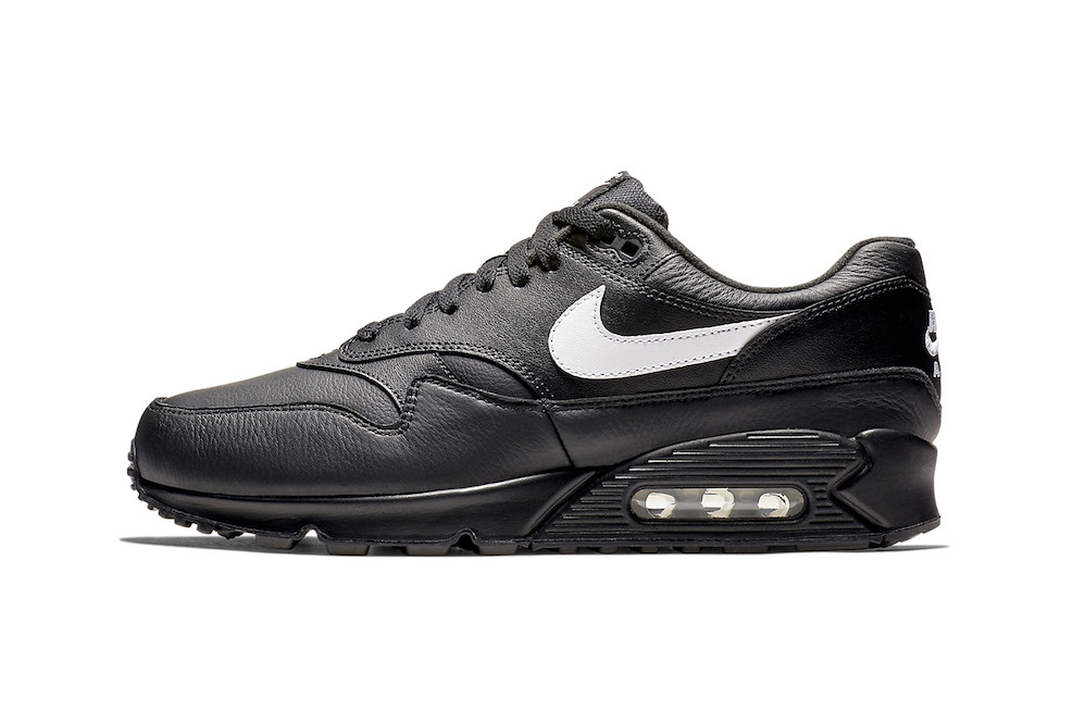 nike air max black leather