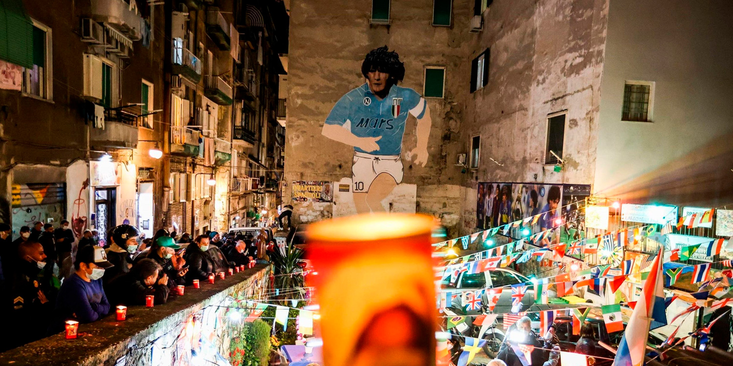 Serie A : Après les statues et le maillot, Naples rend un nouvel hommage à Diego Maradona en