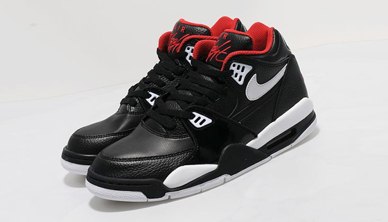 nike air flight 89 black red