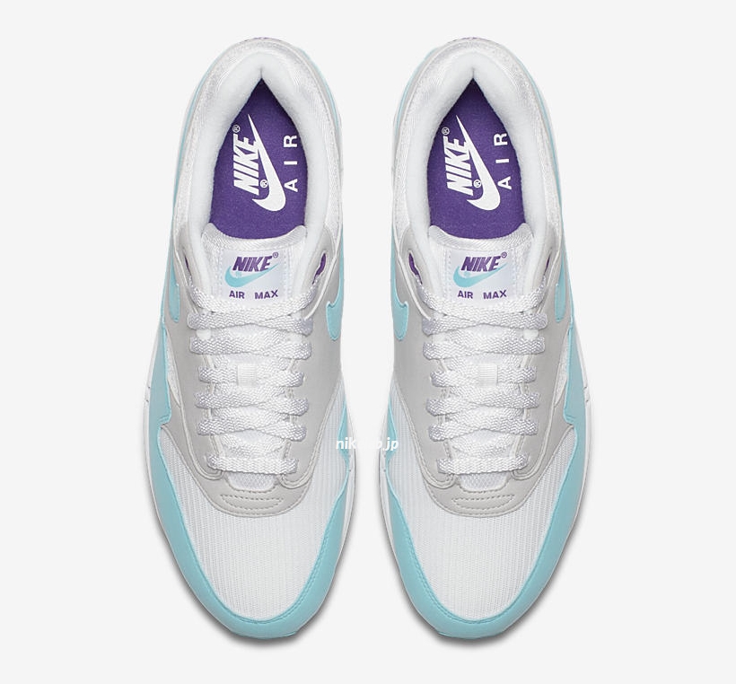 purple and aqua air max