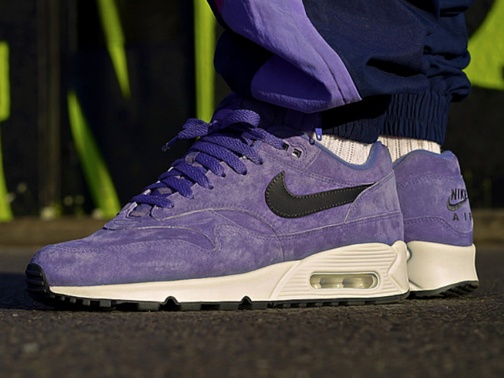 nike air max 90 purple and teal