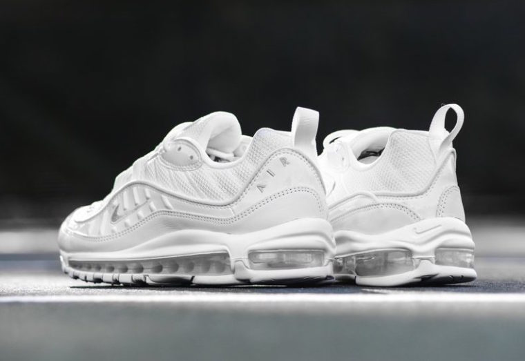 triple white air max 98