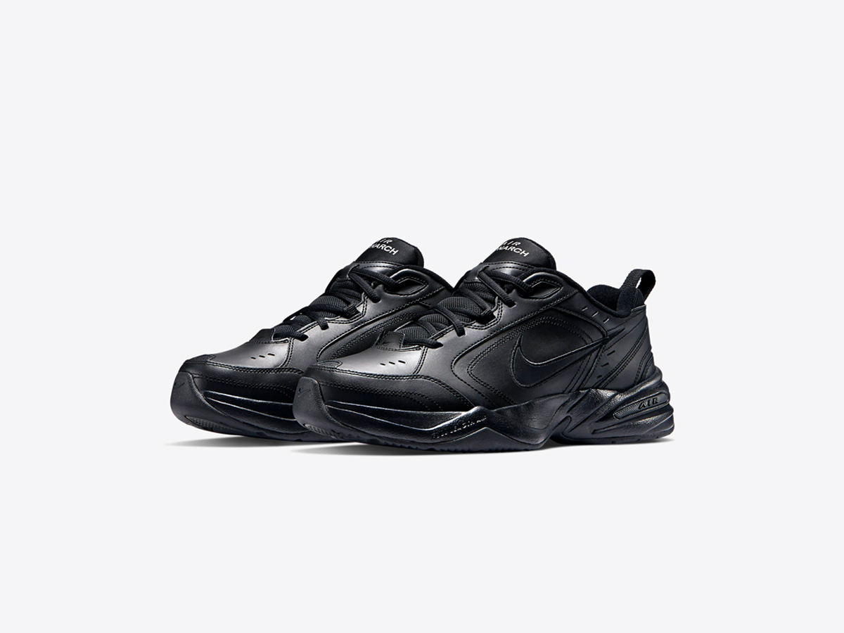nike air monarch iv noir