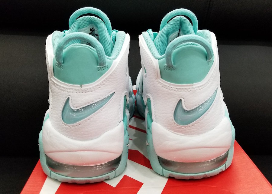 nike air more uptempo gs island green