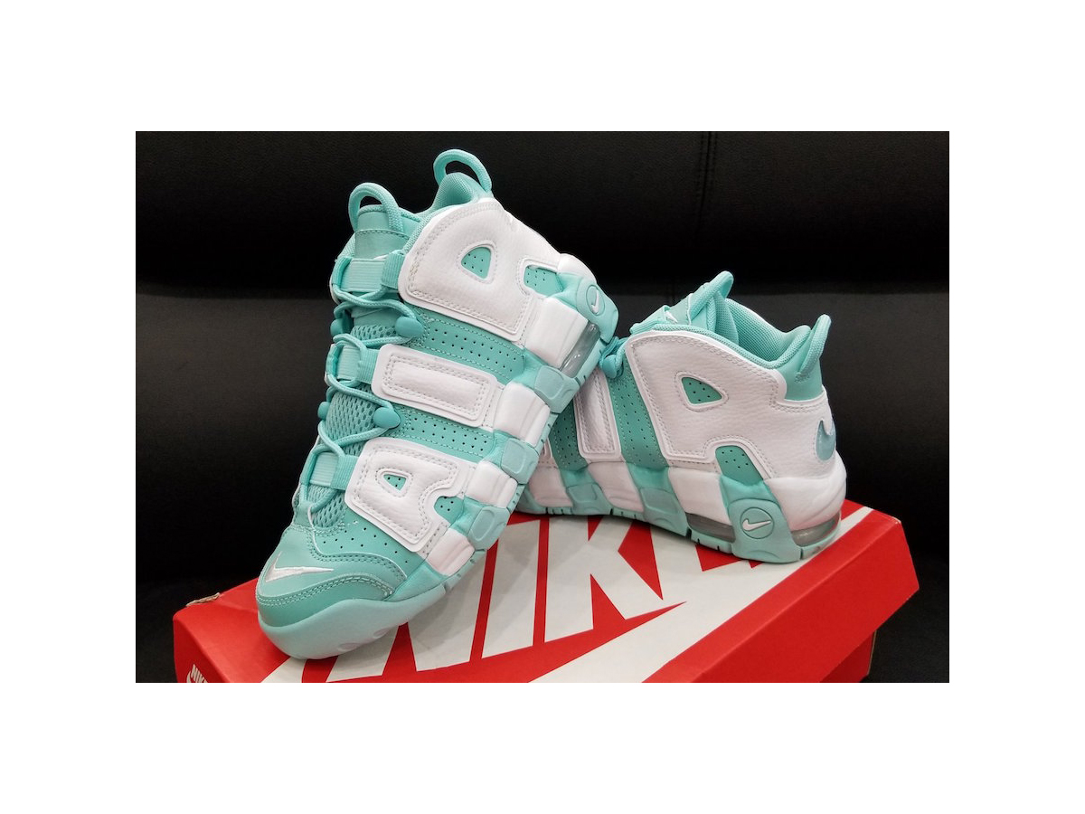 nike air more uptempo gs island green