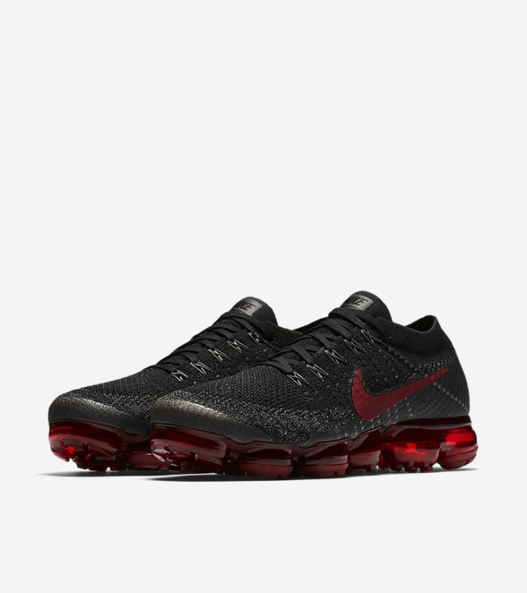 nike air vapormax red and black