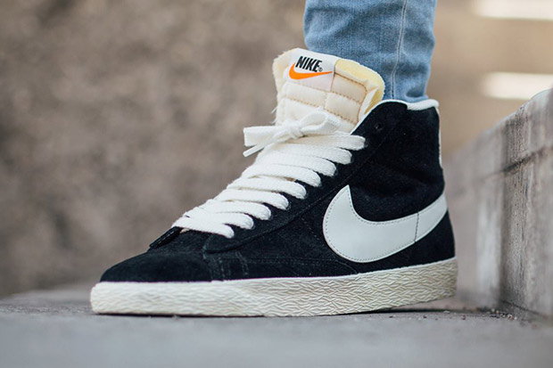 nike blazer mid off white black