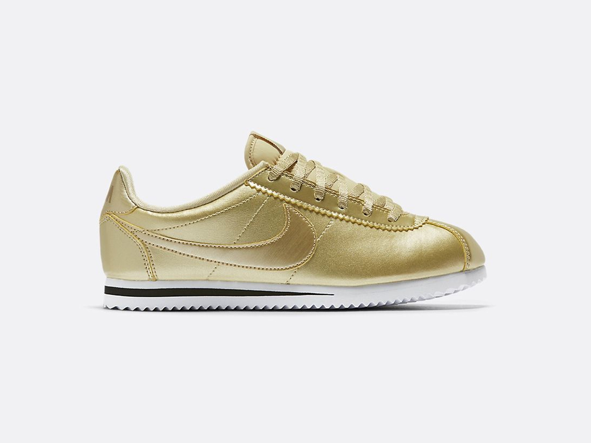 nike cortez taupe gold