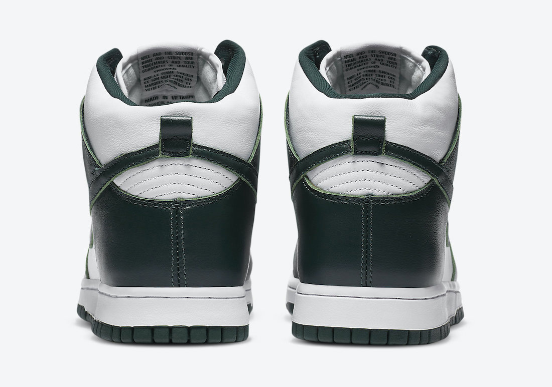nike dunk high pine green