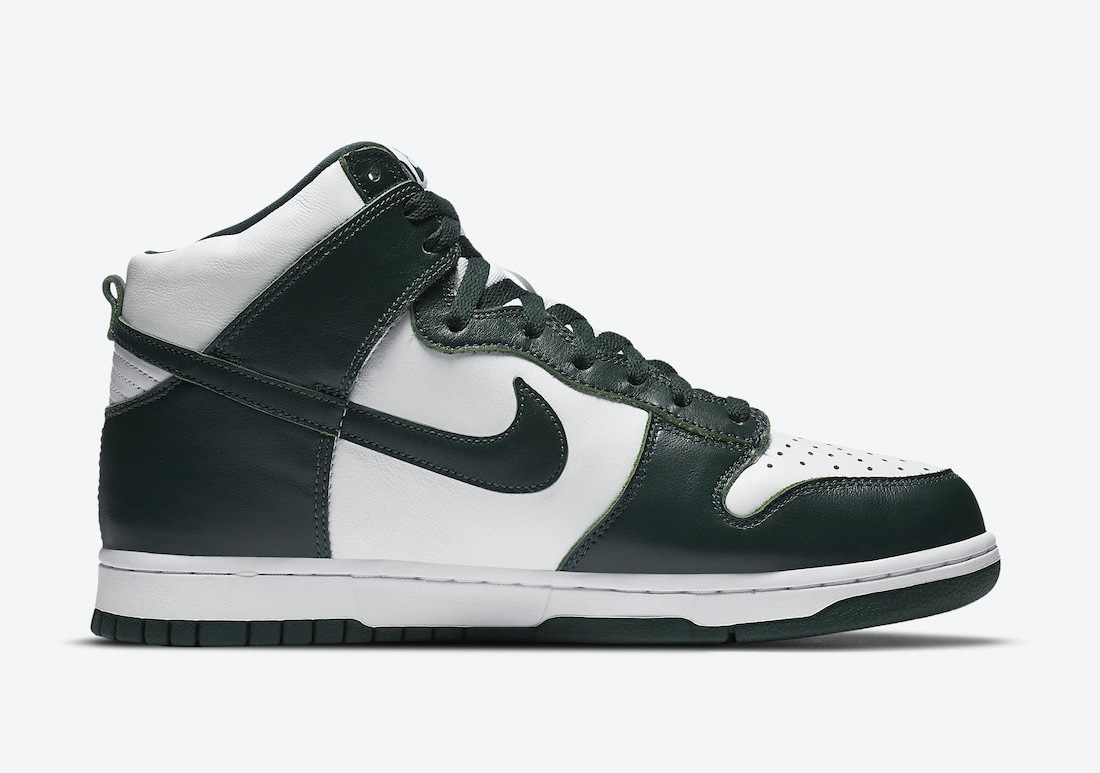 nike dunk high pine green