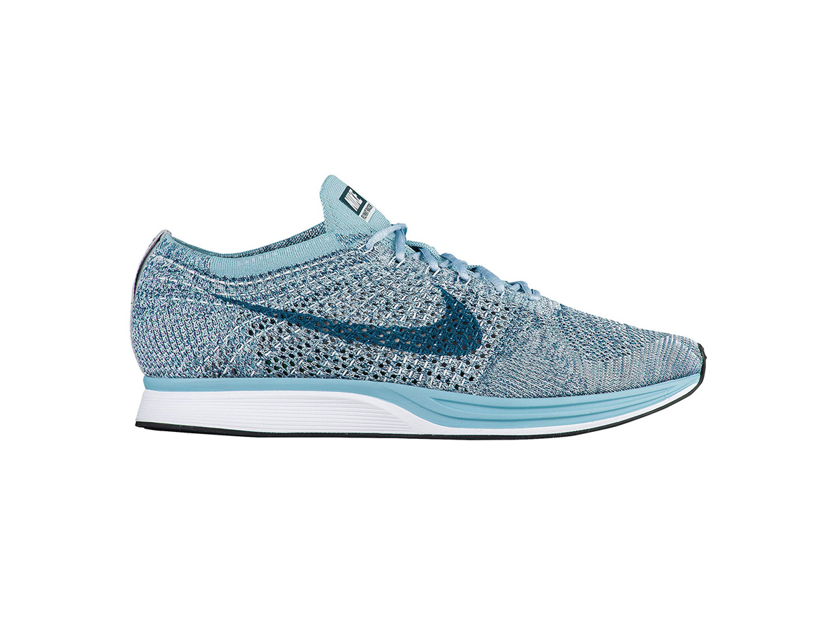 blue nike flyknit men's