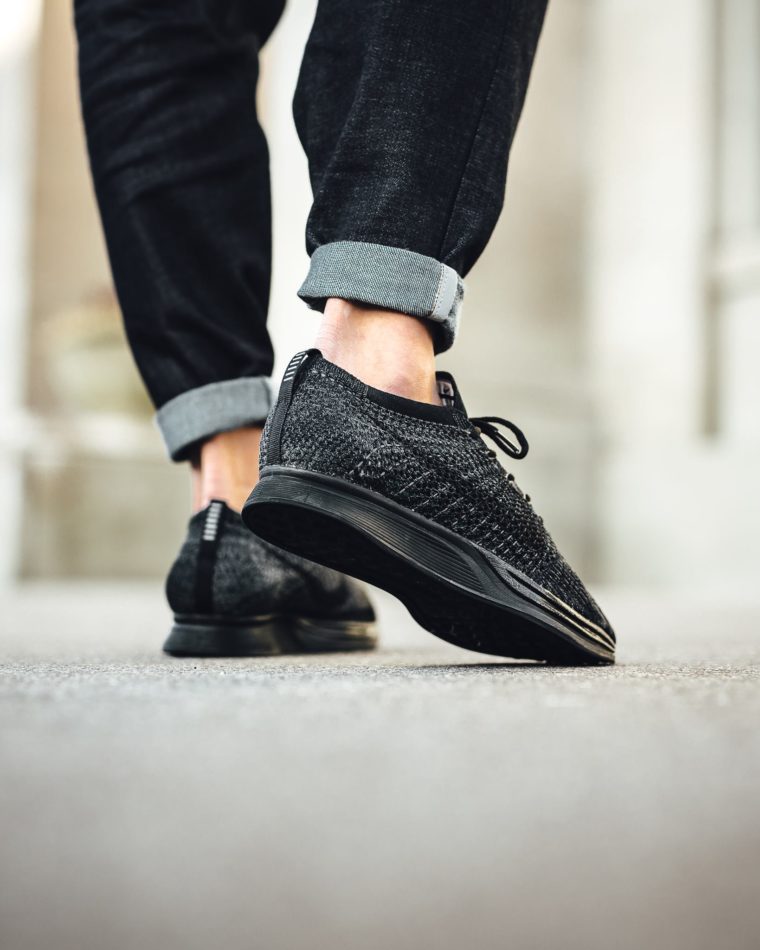 all black flyknit racer