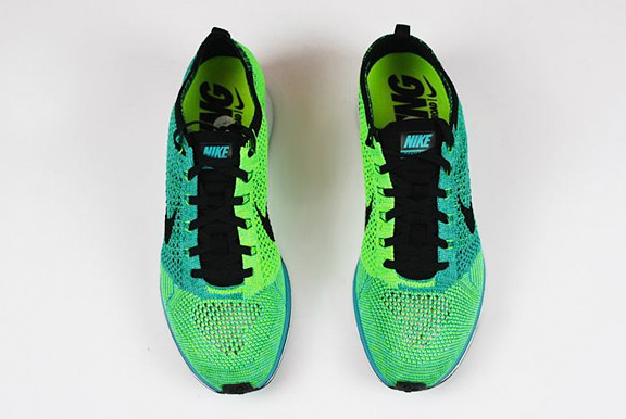 nike flyknit racer turquoise