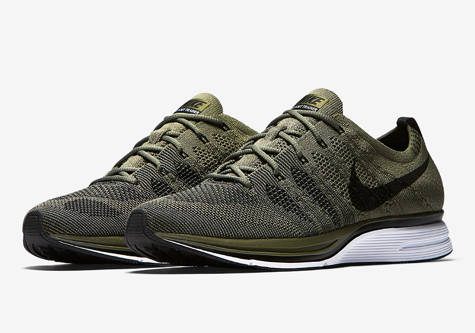 flyknit olive green