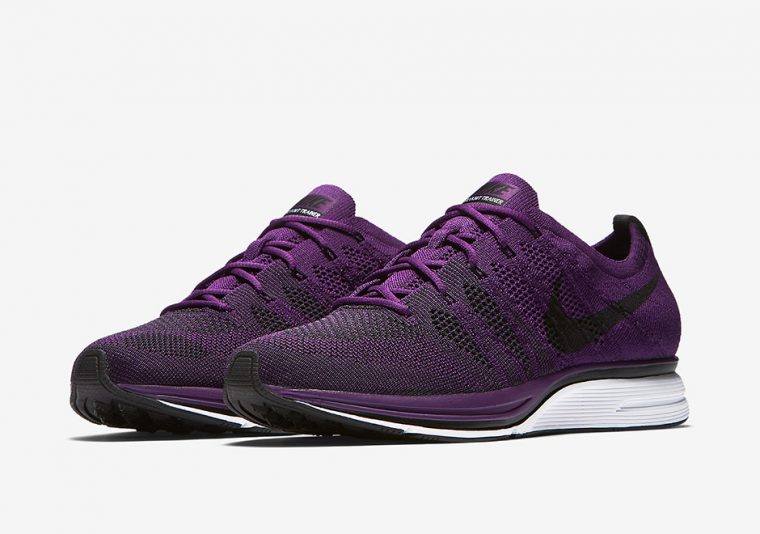 flyknit trainer night purple