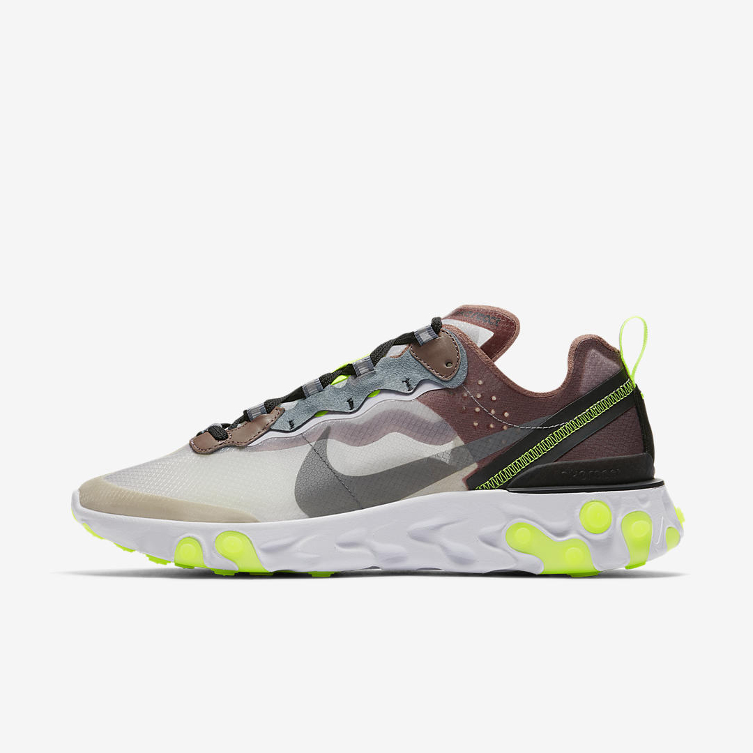 nike element react 87 white