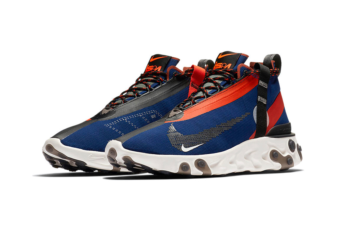 nike react runner mid wr ispa blue