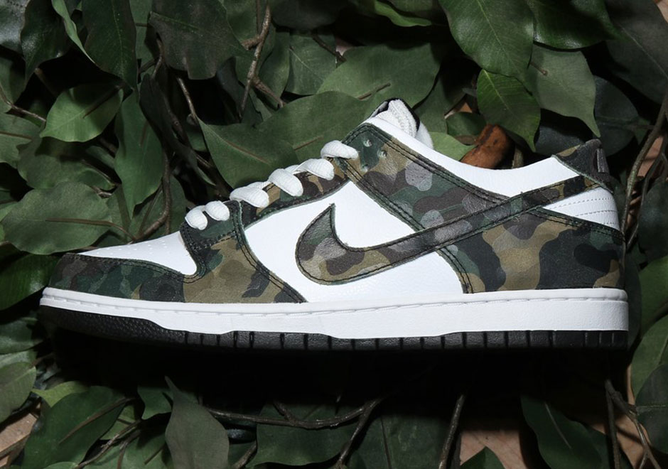 nike sb dunk high camo