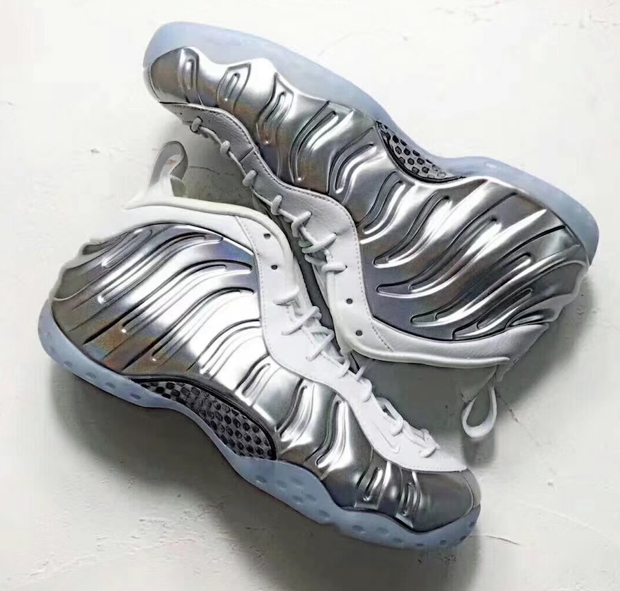 air foamposite pro chrome white