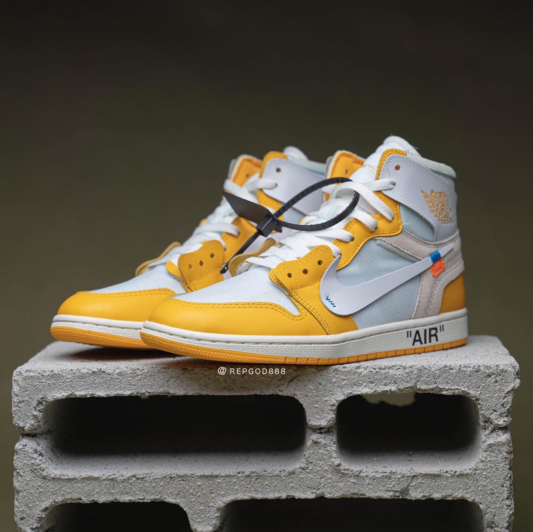 jordan 1 off white yellow canary