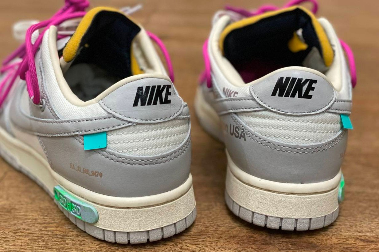 nike off white the 50 dunk pack