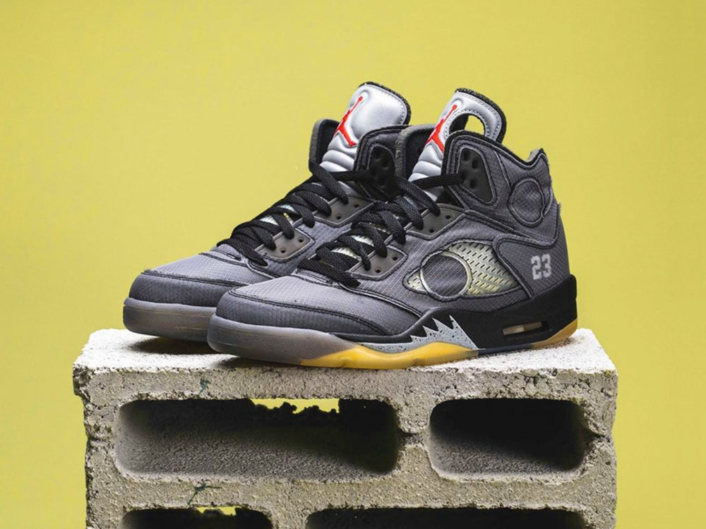 air jordan 5 off white 2020