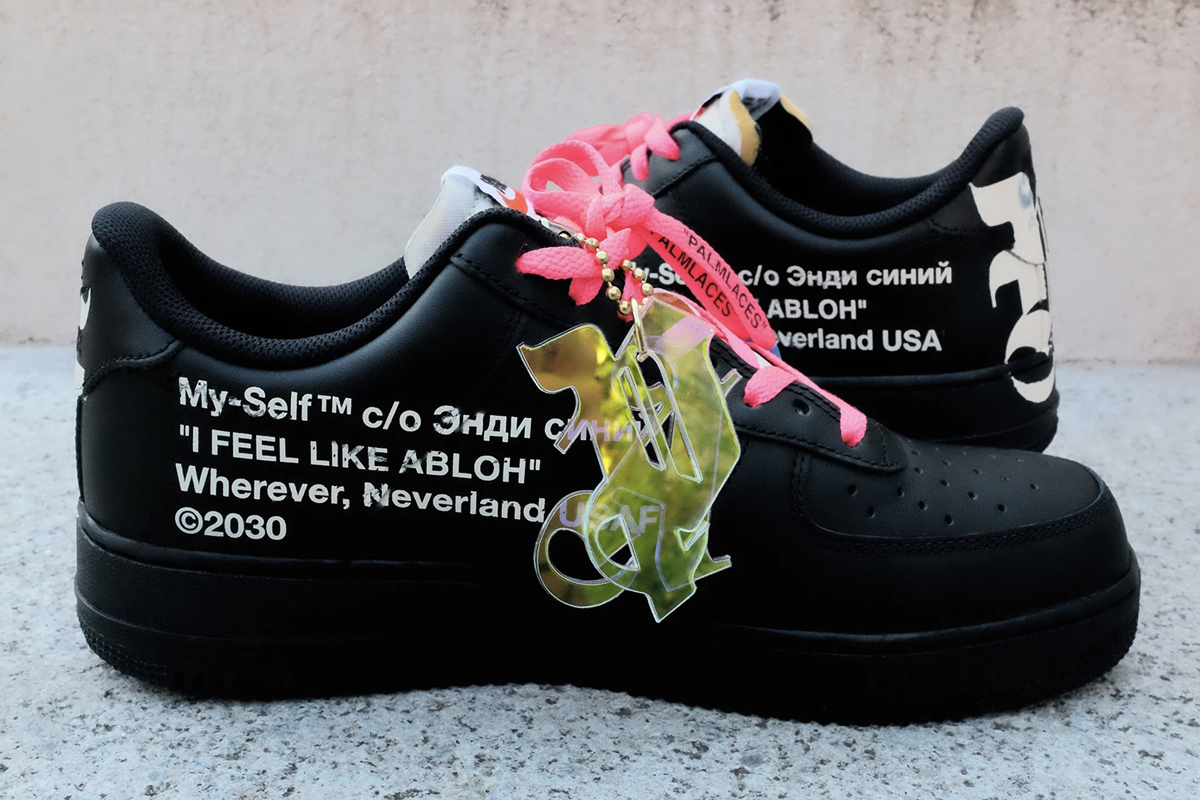 palm angels custom air force 1