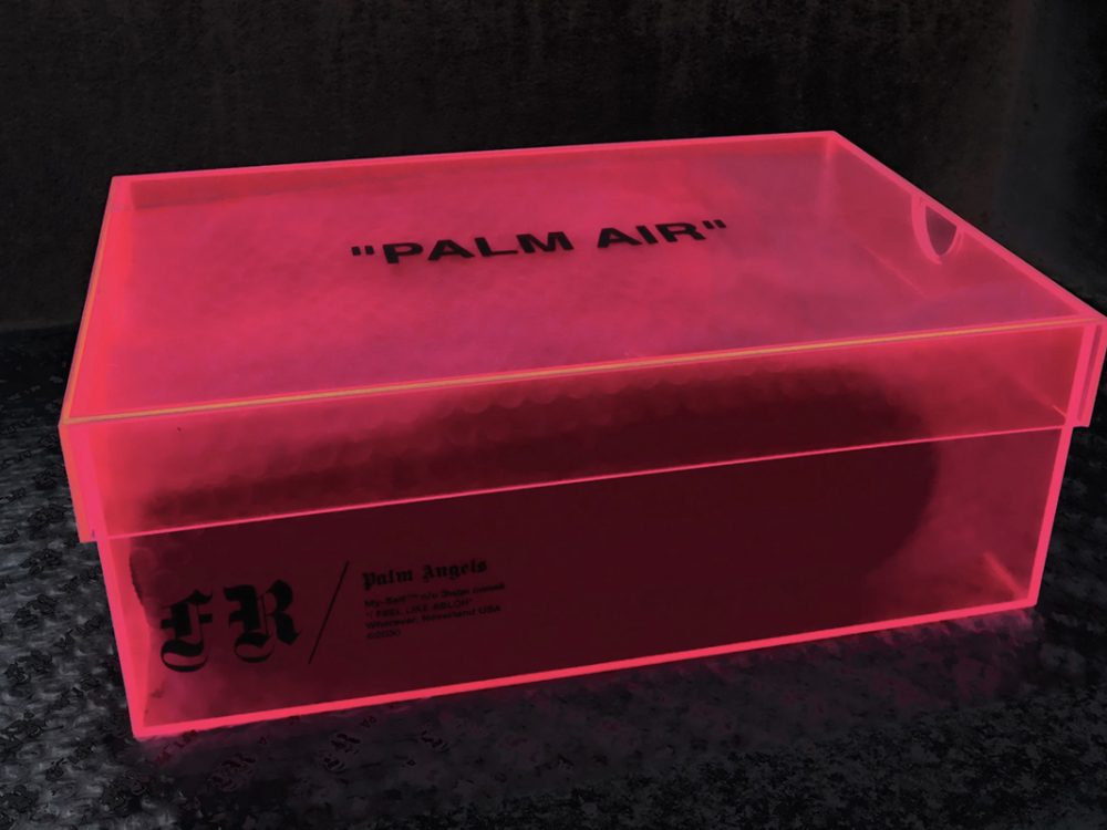 palm angels custom air force 1