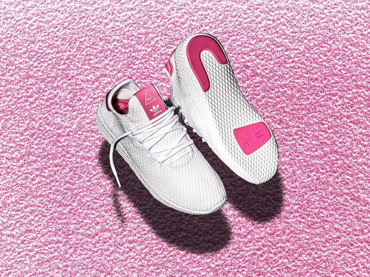 Pharrell x Adidas Human Race White Pink | WAVEÂ®