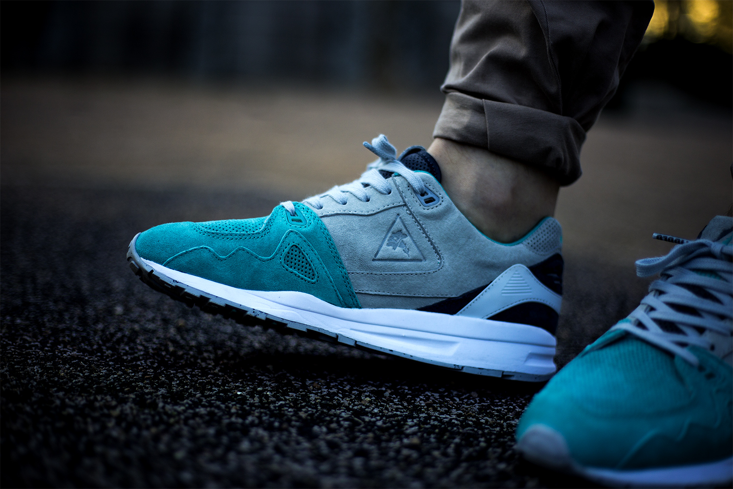 le coq sportif lcs r1000 enfant verte