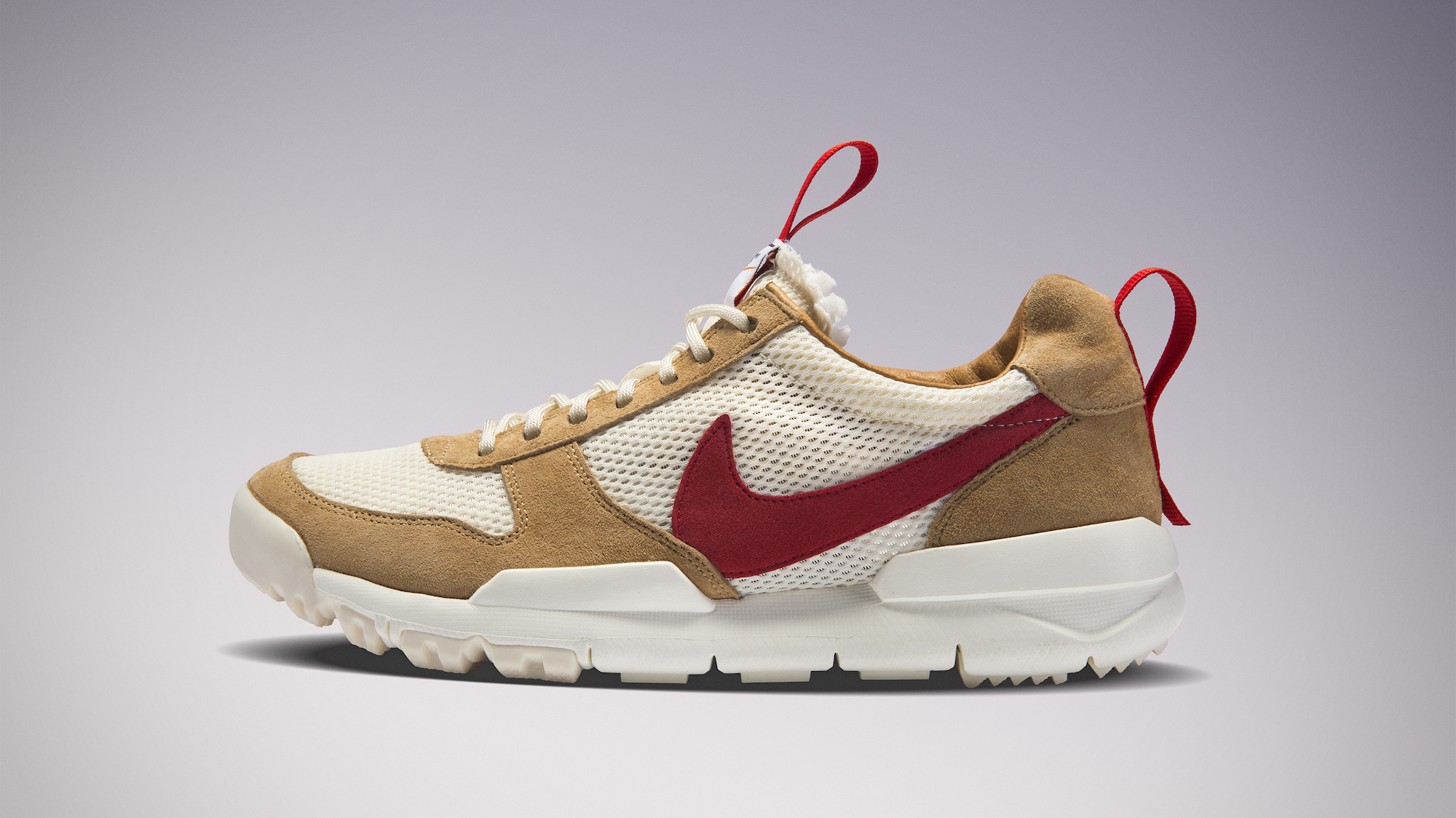 Tom Sachs x NikeCraft Mars Yard 2.0 Natural/Sport Red-Maple AA2261-100