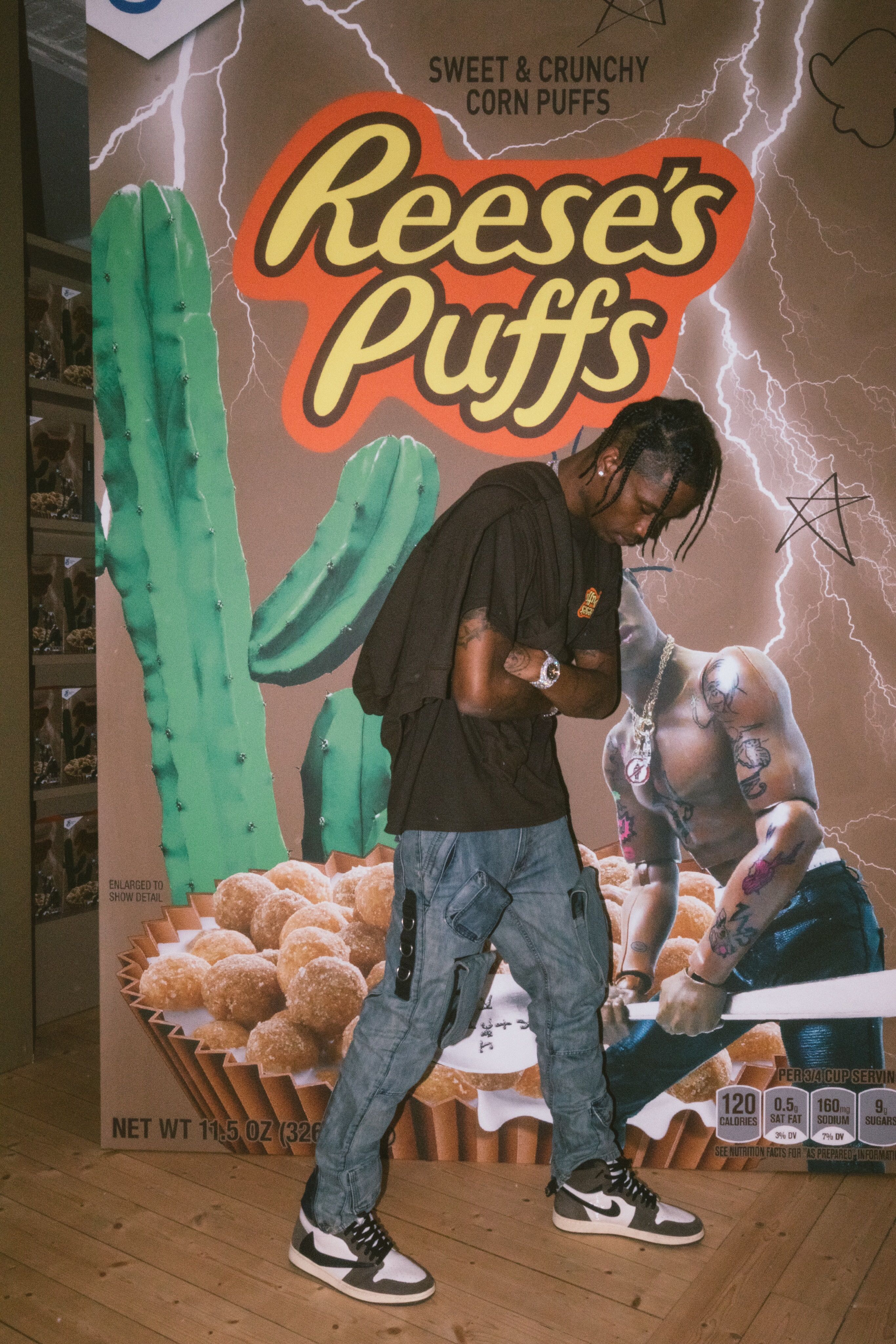 On A Fait Un Tour Au Pop-up Store Parisien Travis Scott X Reese’s Puffs